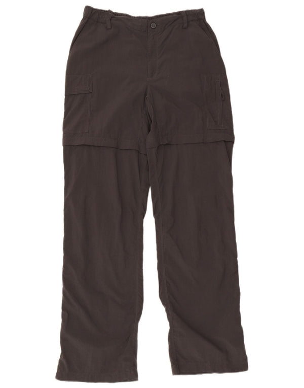 Женские прямые брюки карго The North Face, маленькие W28 L31, серый нейлон