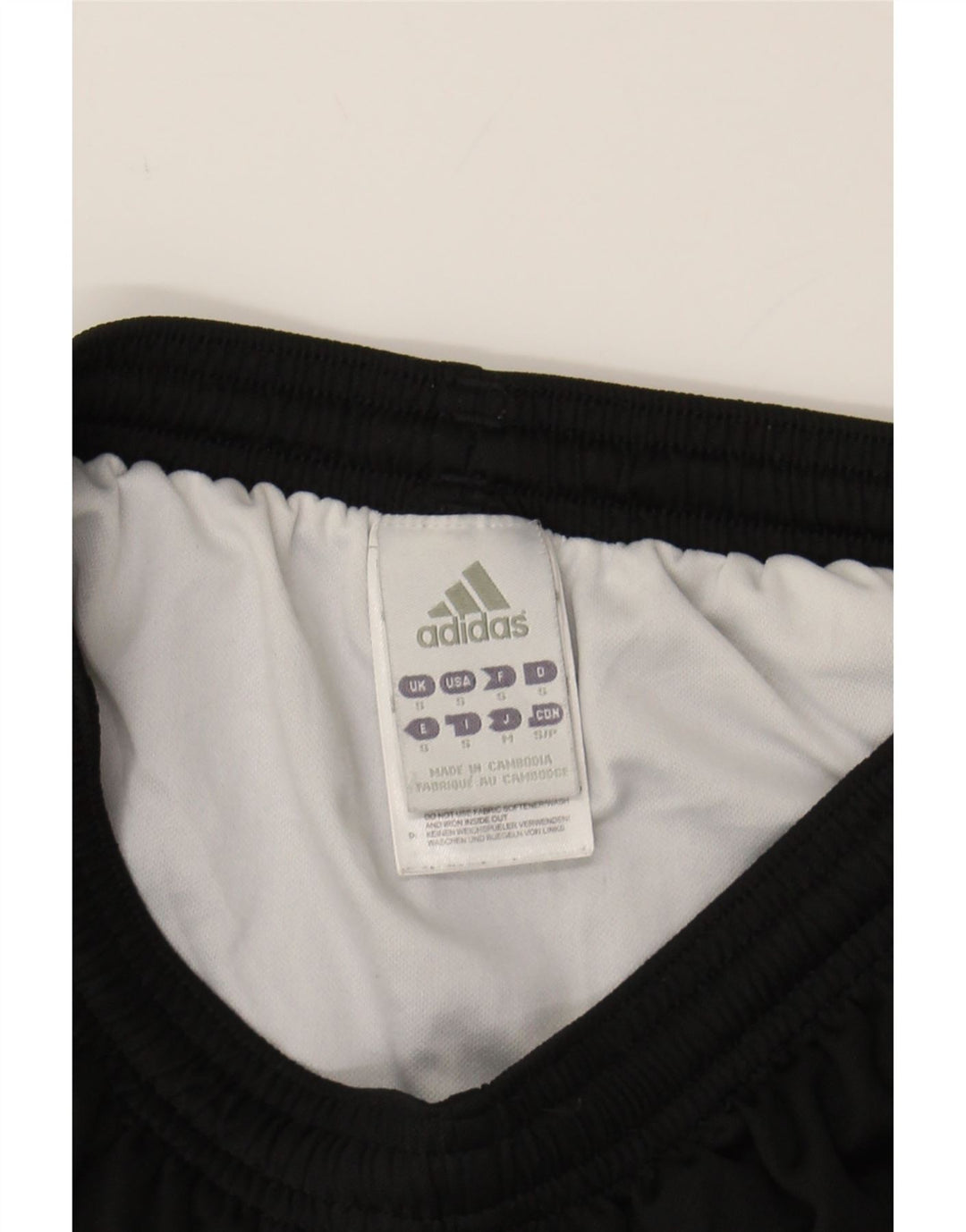 ADIDAS Mens Sport Shorts Small  Black Polyester Vintage Adidas and Second-Hand Adidas from Messina Hembry 