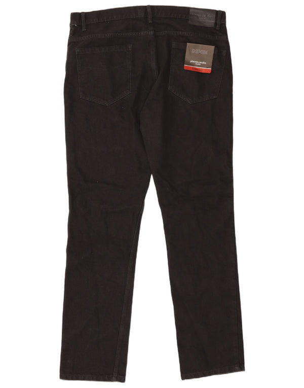 Мужские прямые джинсы PIERRE CARDIN Paris W38 L34, черный хлопок