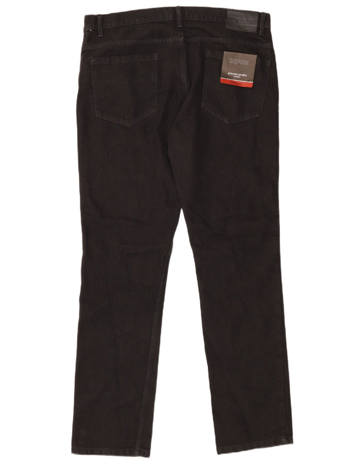 Мужские прямые джинсы PIERRE CARDIN Paris W38 L34, черный хлопок