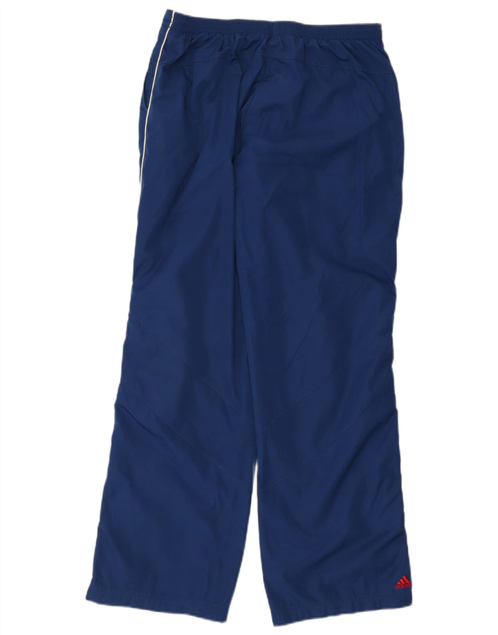 ADIDAS Womens Tracksuit Trousers UK 16 Large  Blue Polyester