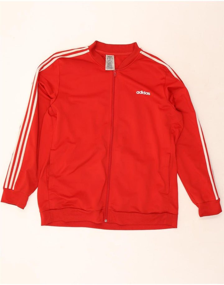 Мужская спортивная куртка ADIDAS 2XL, красный полиэстер