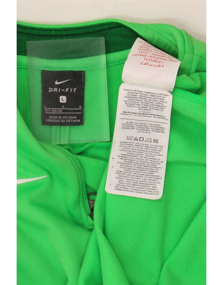 Пуловерный спортивный костюм Nike для мальчиков Dri Fit, 12–13 лет, большой зеленый