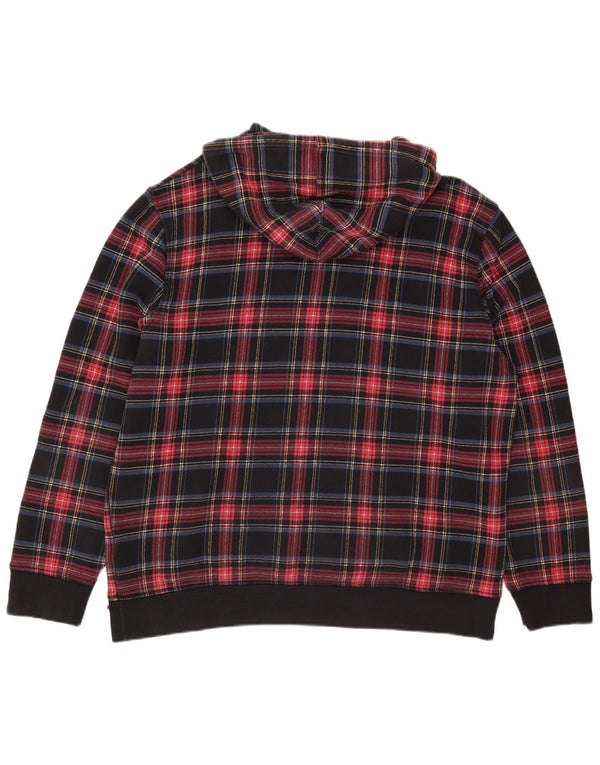 Мужской джемпер с капюшоном Levi's с рисунком 2XL, хлопок в разноцветную клетку