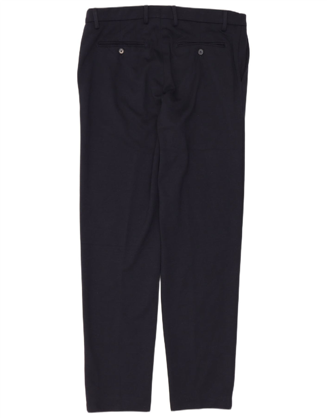 Винтажный мужской костюм из 2 предметов на 2 пуговицах IT 54 2XL W34 L30 Темно-синий полиэстер