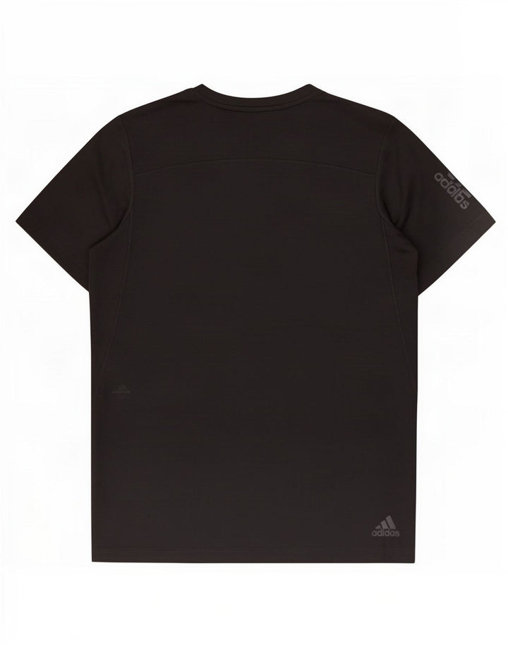 Мужская футболка Adidas Aeroready, средний черный полиэстер