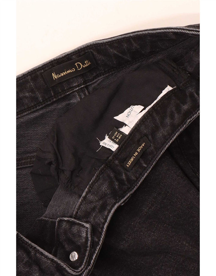 Женские прямые джинсы Massimo Dutti EU 40 Medium W30 L29 черные