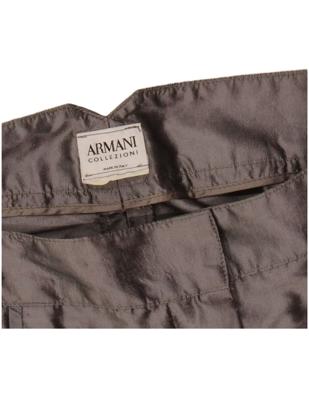Женские прямые капри Armani W31 L22 Серые