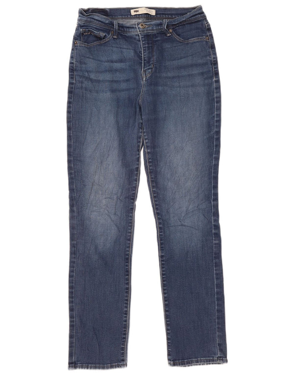 Женские джинсы скинни Levi's 513 идеально стройняющие США 8 средние W29 L30 синие
