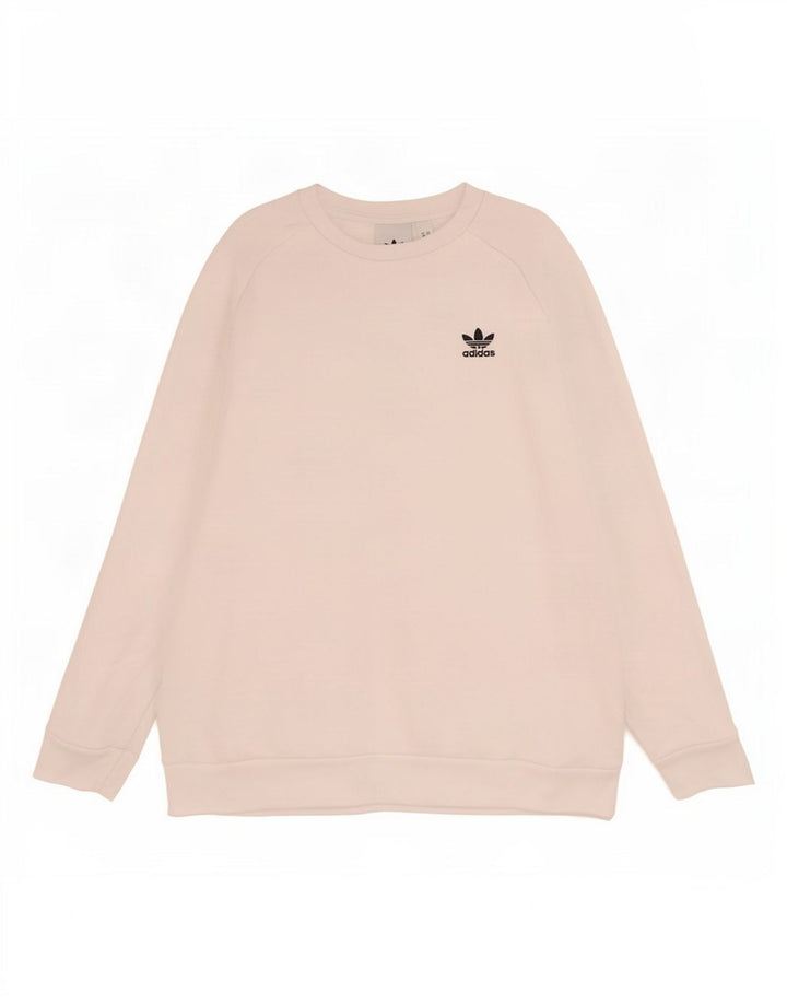 Женский свитер Adidas, джемпер среднего размера, белый хлопок, хлопок