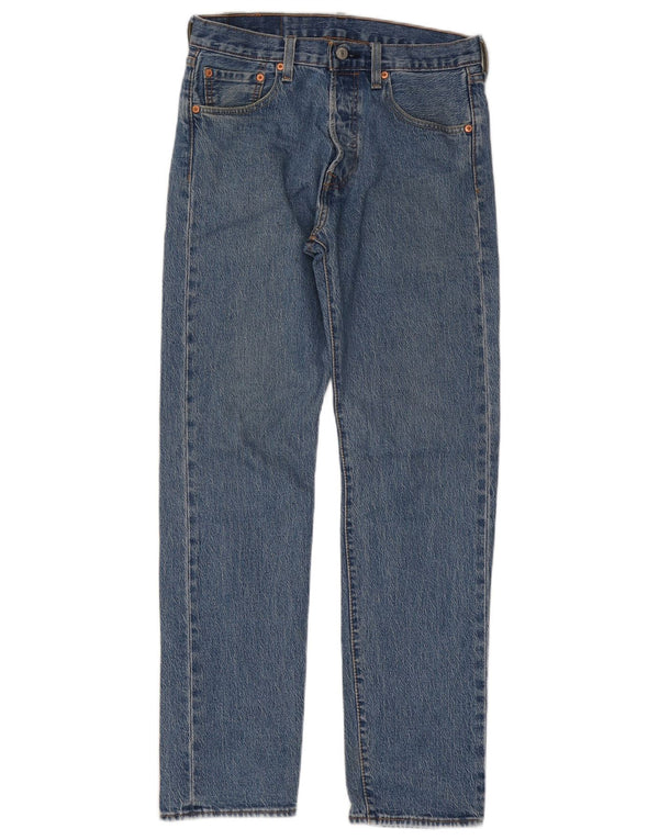 Мужские прямые джинсы Levi's 501 W29 L32 синие, хлопок