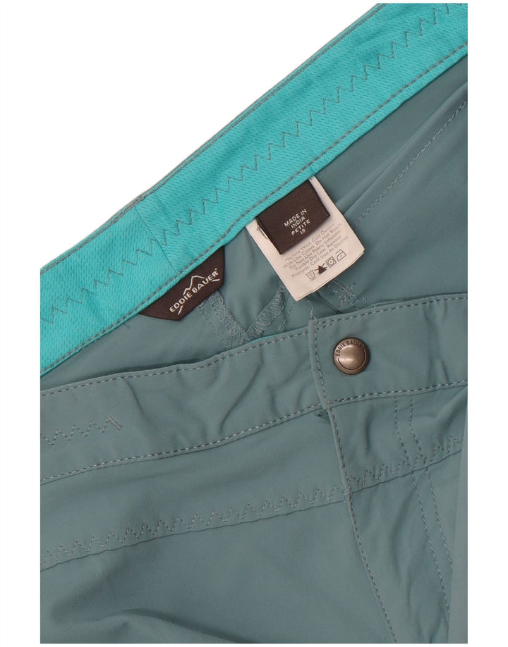 Женские повседневные шорты-бермуды Eddie Bauer Petite Bauer, США 18, 2XL, W40, L17, синие