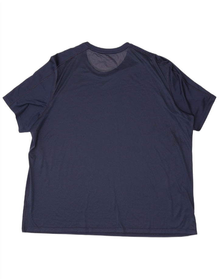 Мужская футболка Reebok Top 4XL Темно-Синяя