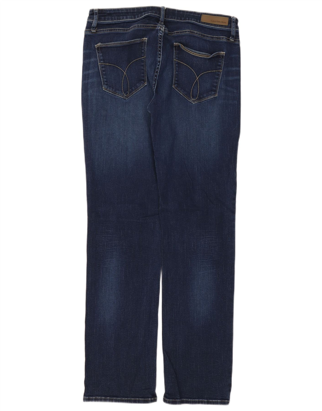 Женские прямые джинсы Calvin Klein W30 L32 Темно-синие