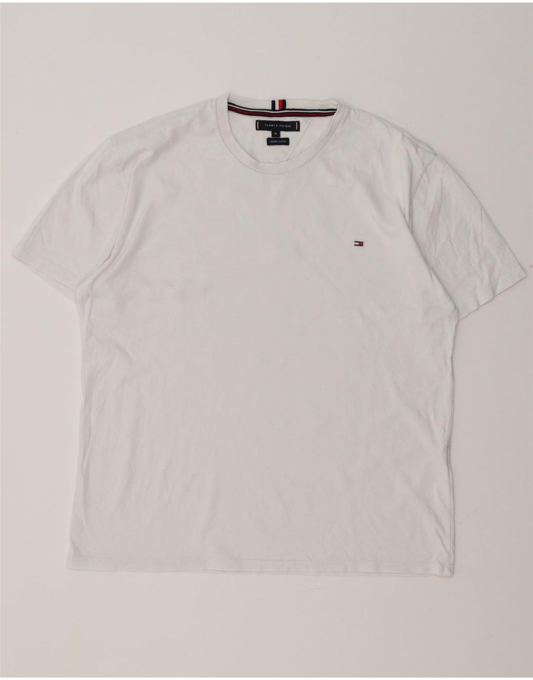 TOMMY HILFIGER Женская футболка Top UK 18 XL Белый хлопок