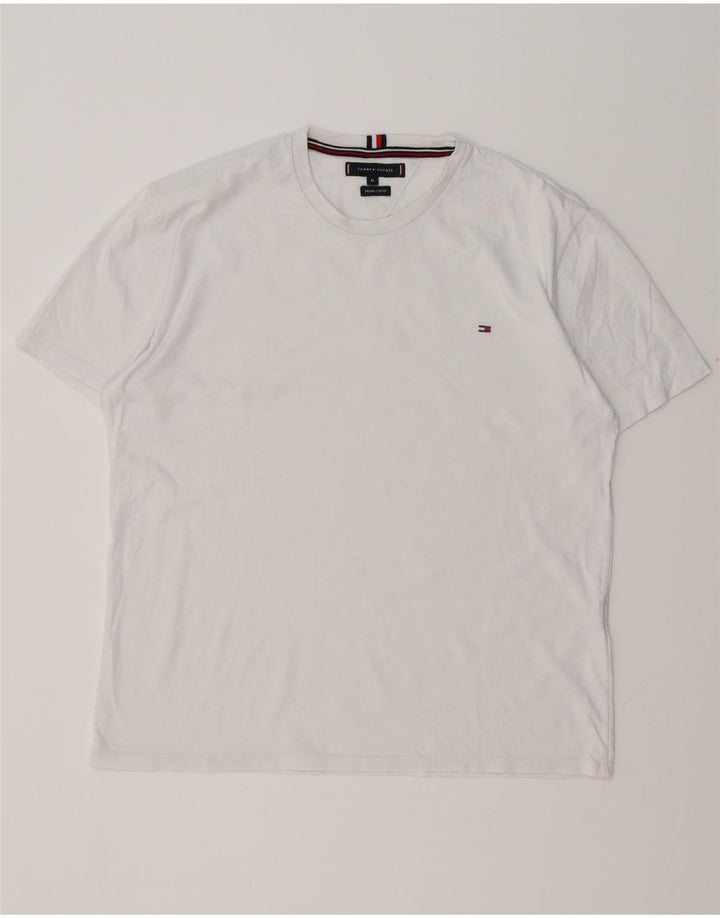 TOMMY HILFIGER Женская футболка Top UK 18 XL Белый хлопок