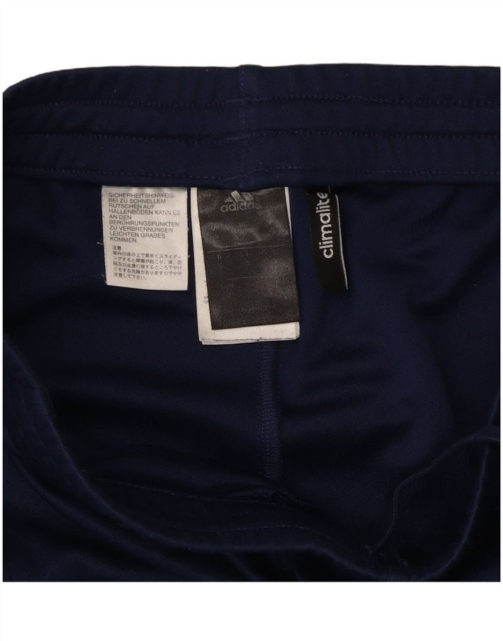 Мужские спортивные брюки Adidas Climalite, маленькие темно-синие, полиэстер
