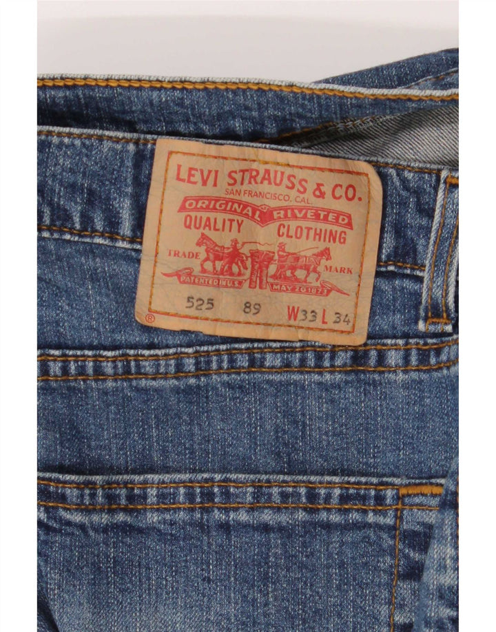 Женские джинсы Levi's 525 Bootcut W33 L34 Синие, хлопок