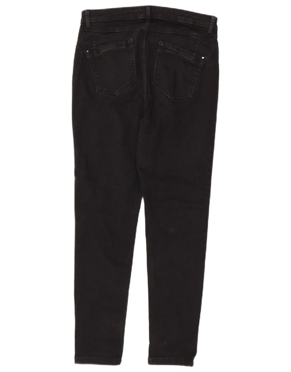 Женские джинсы скинни Marks & Spencer UK 12 Medium W30 L27, черный хлопок