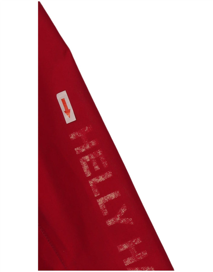 Helly Hansen Дождевик с капюшоном и графическим рисунком для девочек 11–12 лет, розовый полиэстер