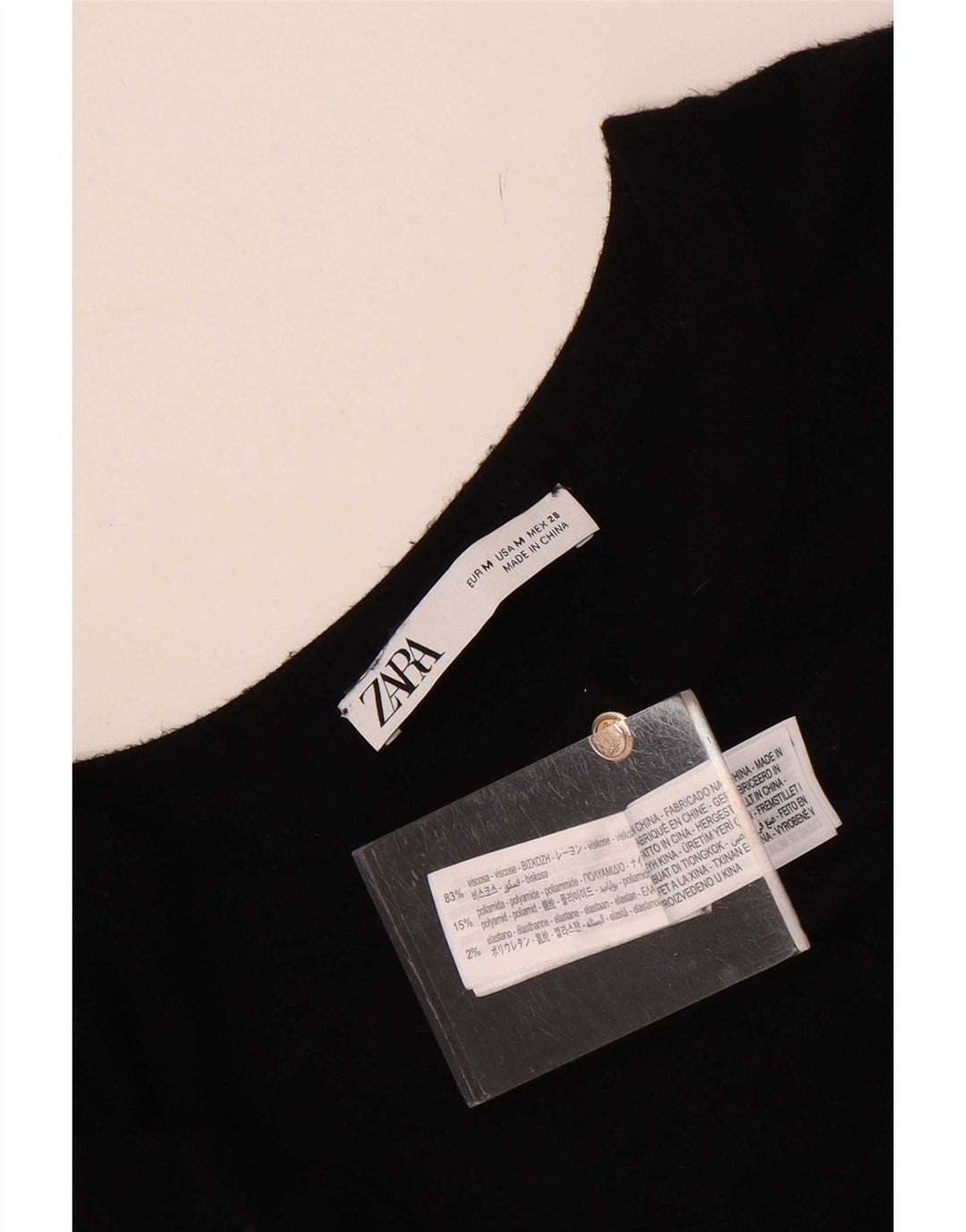 Женский кардиган Zara UK 12, средний черный