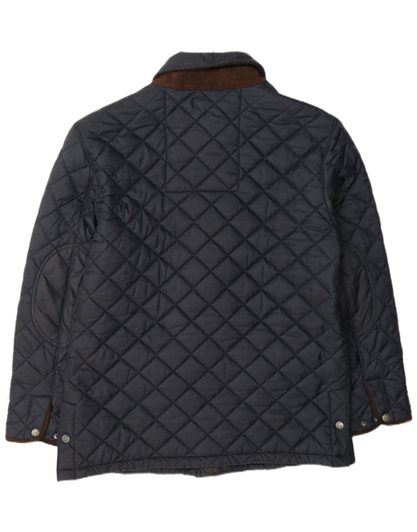 Мужская стеганая куртка Crew Clothing UK 44 2XL Темно-синий нейлон