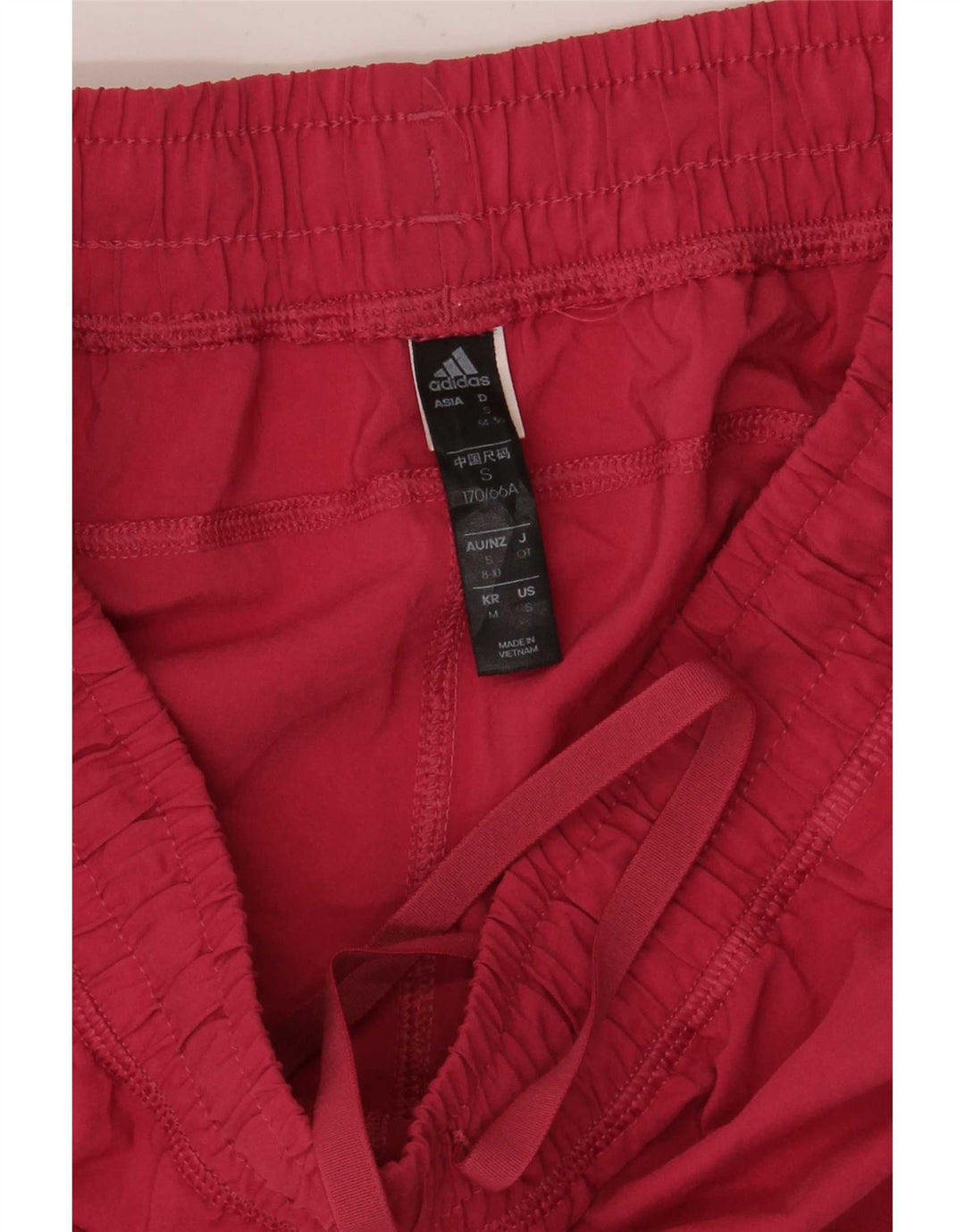 Женские спортивные шорты Adidas UK 10, маленькие розовые, полиэстер