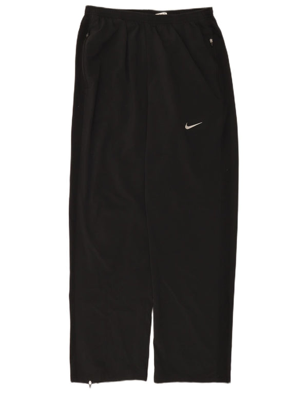 Женские спортивные брюки Nike Dri Fit UK 16, большие черные полиэстеровые брюки