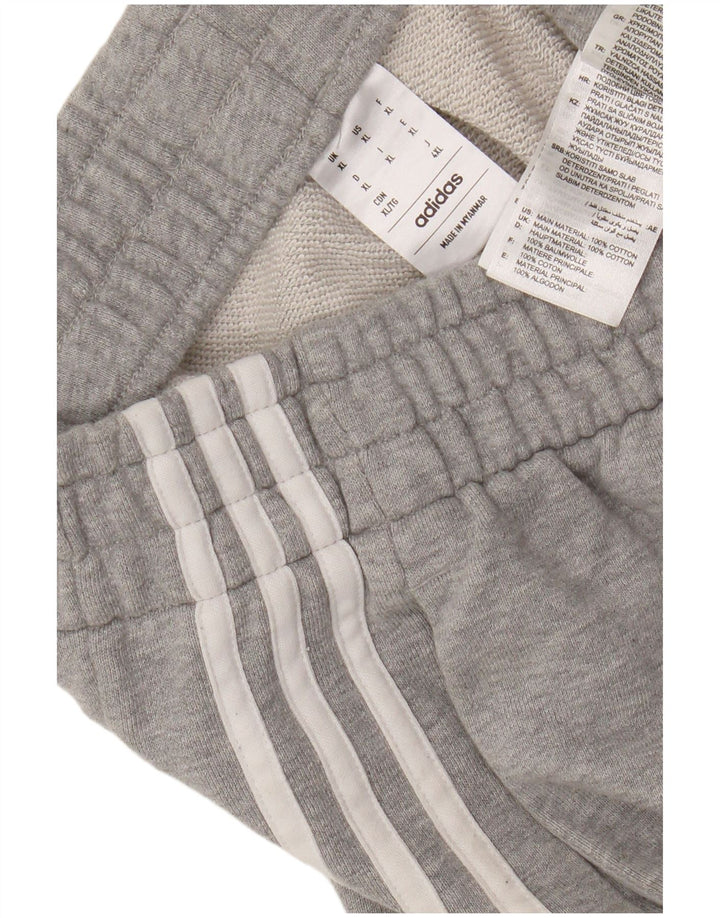 Мужские спортивные шорты Adidas XL серые, хлопок