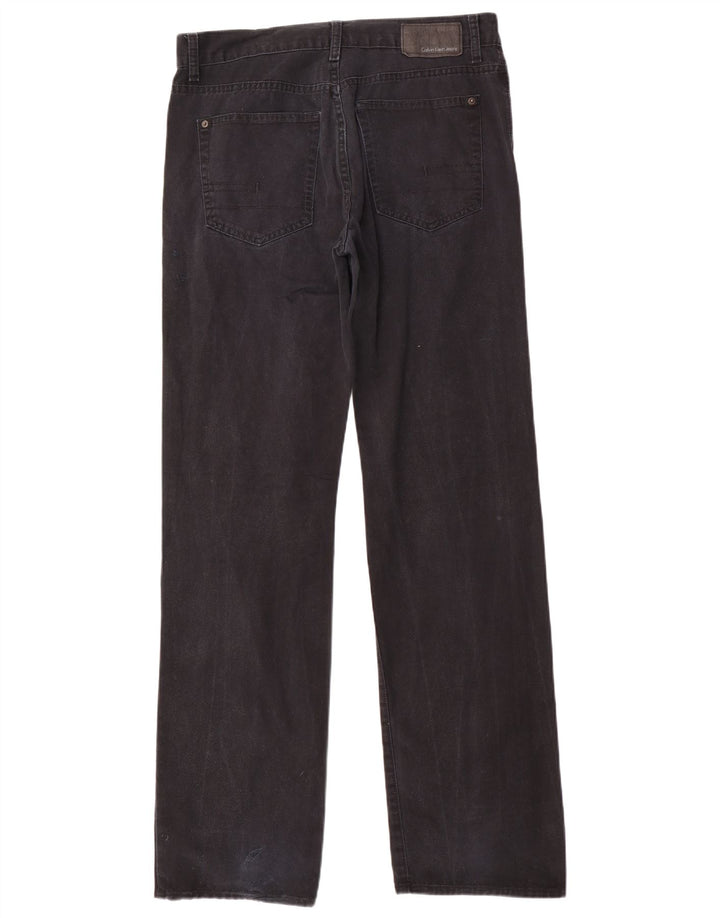 Мужские прямые джинсы Calvin Klein W33 L34 темно-синие, хлопок