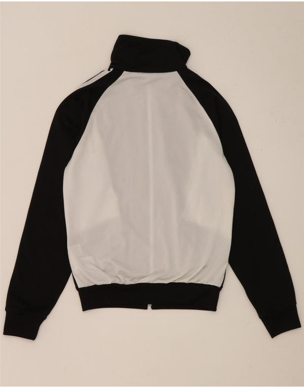 Женский спортивный костюм Adidas Top Jacket UK 10, маленький черный полиэстер с цветными блоками