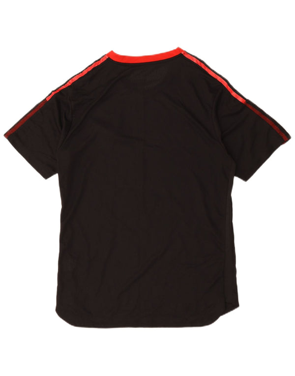 Мужская футболка Adidas Manchester United с рисунком Top XL, черный полиэстер