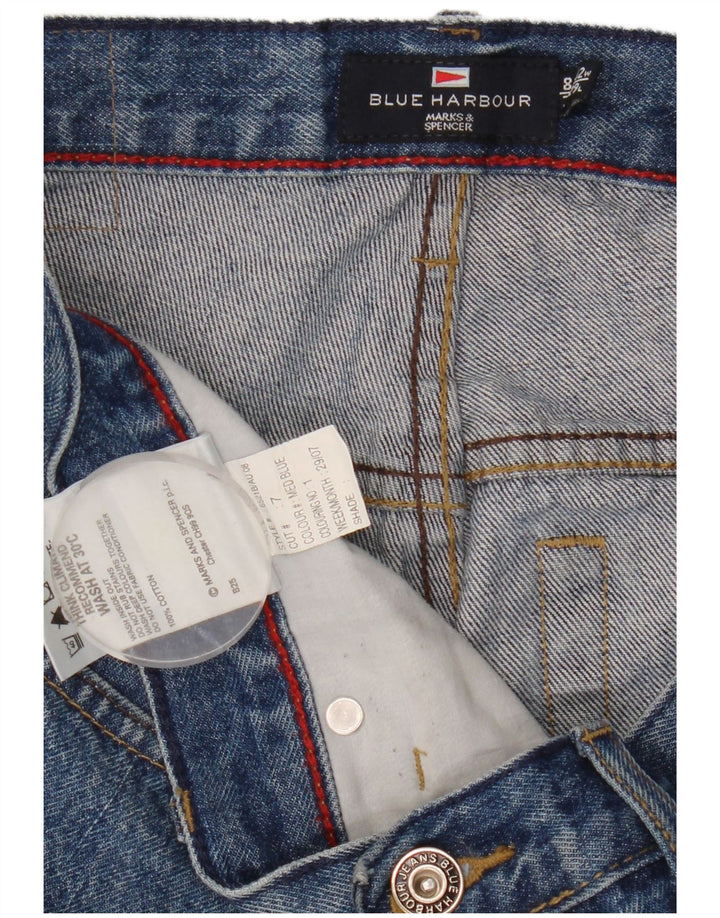 Мужские прямые джинсы Marks & Spencer Blue Harbour W32 L29, синий хлопок