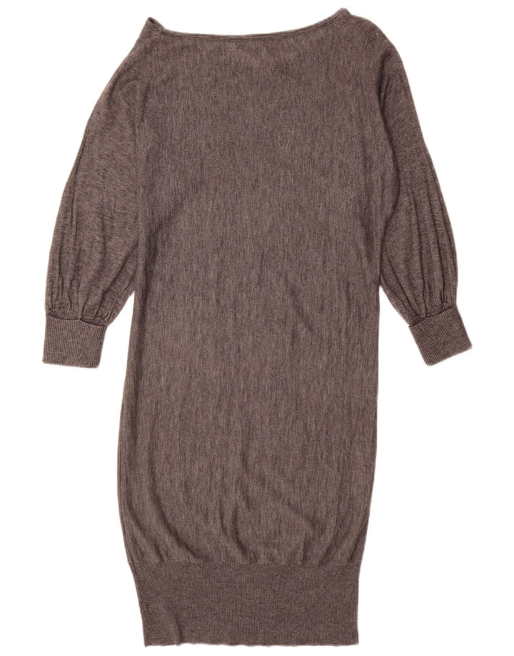 Женский джемпер Massimo Dutti UK 10, маленький, серый, шерсть