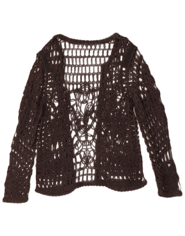 Женский прозрачный топ с длинными рукавами MONARI UK 14, большой серый цвет