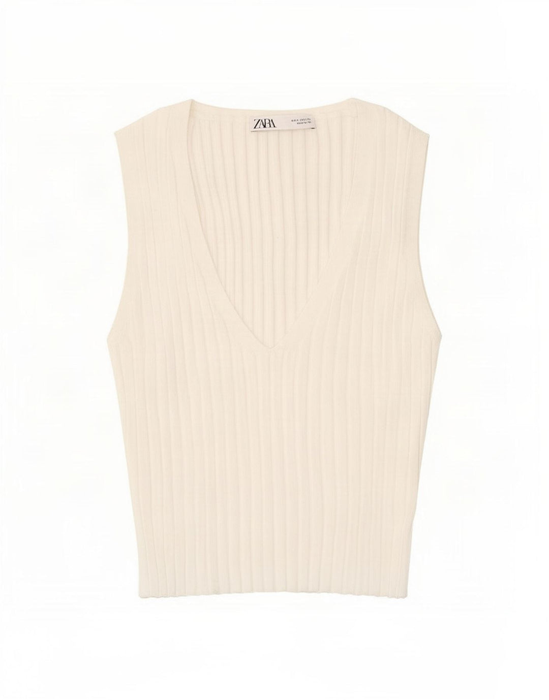 Женский жилет Zara UK 8, маленький белый