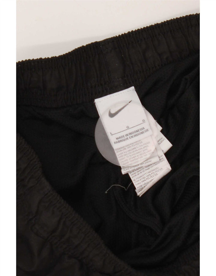 Мужские спортивные шорты Nike, большие черные, полиэстер