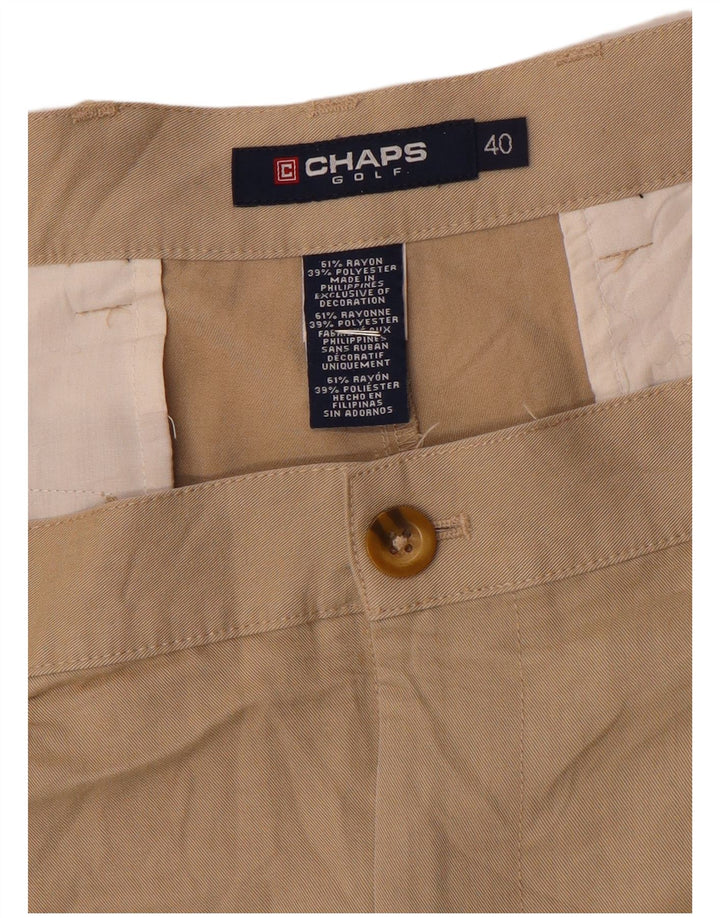 Мужские шорты чинос Chaps W40 XL Бежевый вискоза