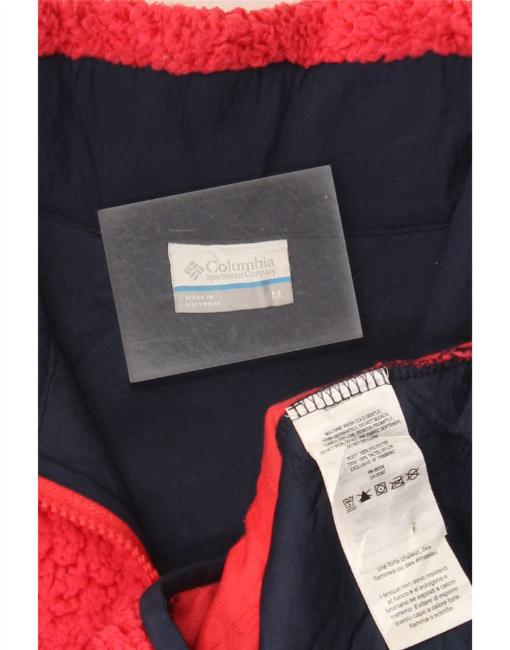 Женская флисовая куртка Columbia UK 14, полиэстер среднего розового цвета