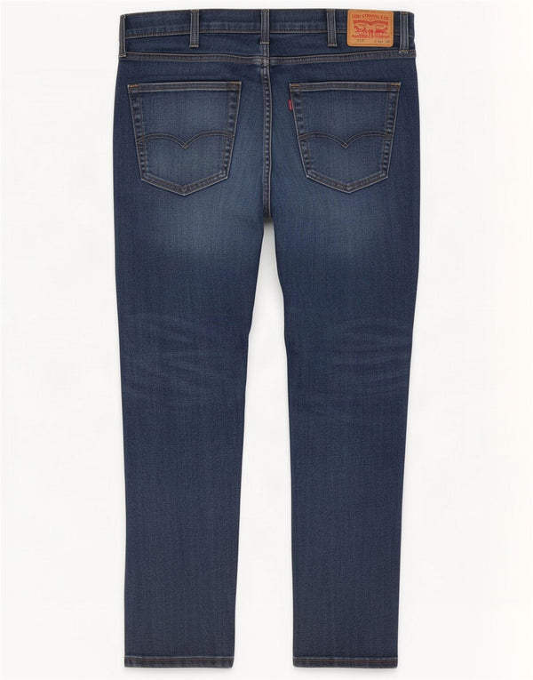 Levi's Mens 512 Slim Jeans W38 L32 Blue Cotton