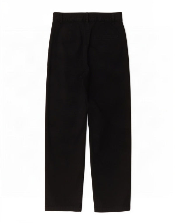 Женские укороченные брюки классического кроя Marks & Spencer UK 8, маленькие W28 L26, черные