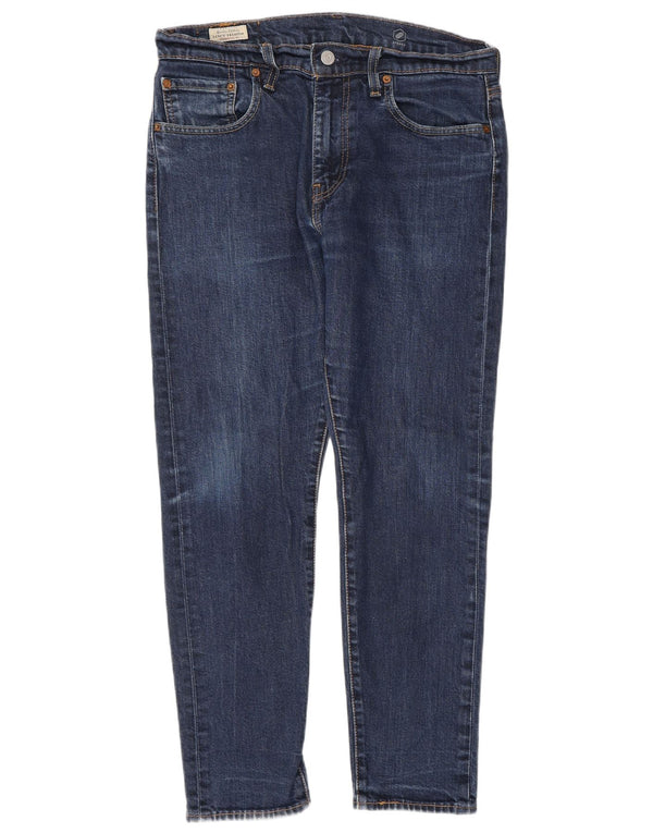 Мужские зауженные джинсы Levi's 512 W32 L27 Темно-синие, хлопок