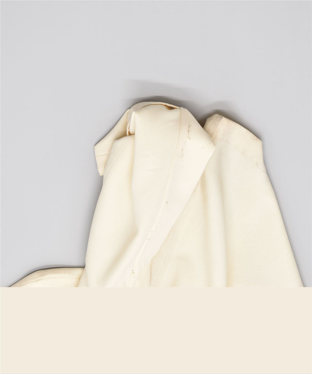 ВИНТАЖНОЕ женское пальто UK 4 XS Off White