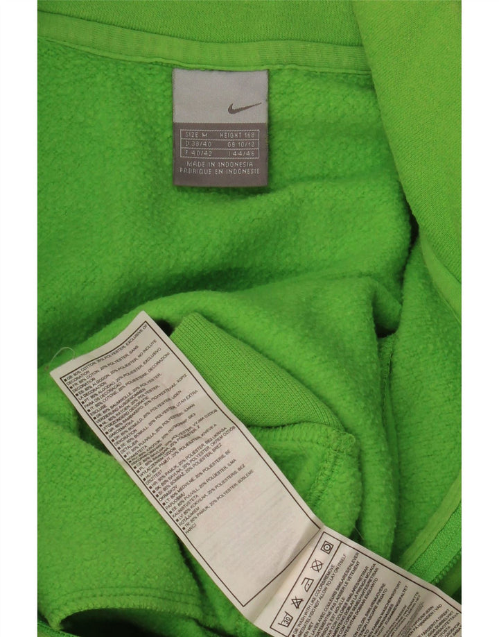 Женская спортивная куртка Nike UK 10/12, хлопковый средний зеленый цвет