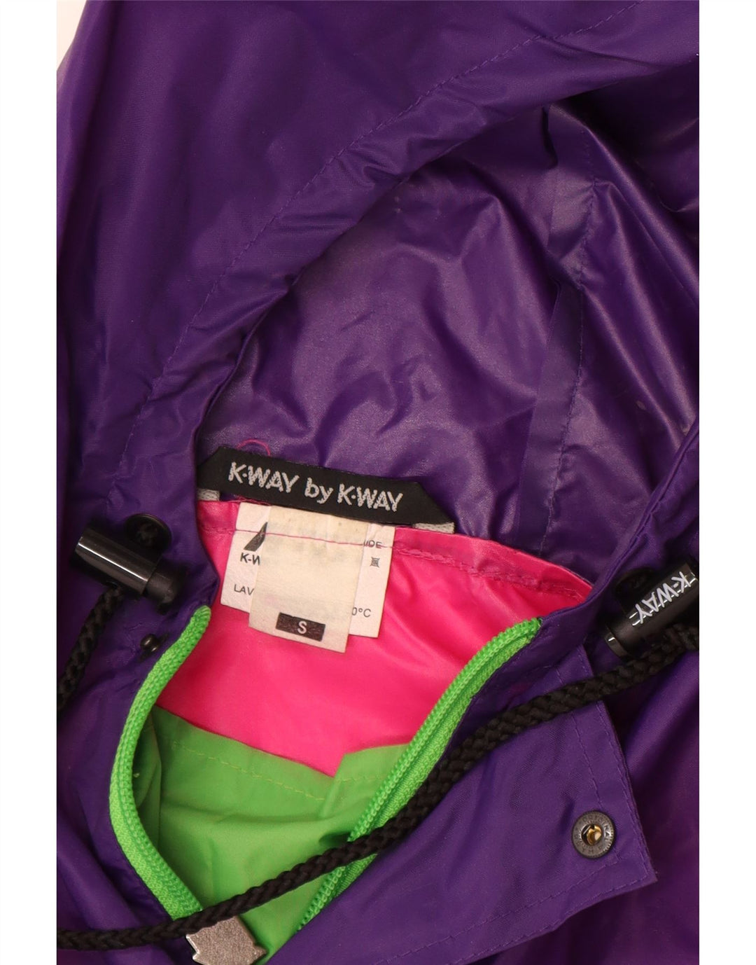 Мужской пуловер-дождевик K-Way UK 36, маленький разноцветный цветной блок