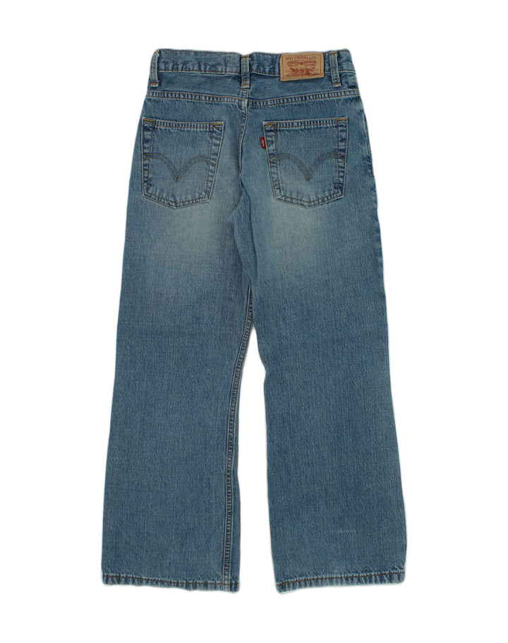 LEVI'S Boys 525 Bootcut Jeans 9-10 Years W26 L25 Blue Cotton | Vintage Levi's | Thrift | Second-Hand Levi's | Used Clothing | Messina Hembry 