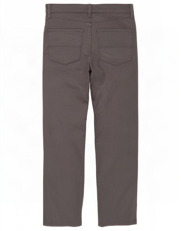 Женские прямые джинсы Marks & Spencer W30 L29 серые, хлопковые