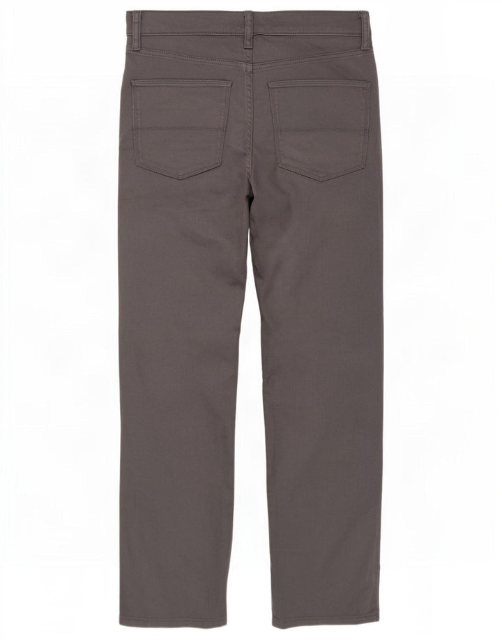 Женские прямые джинсы Marks & Spencer W30 L29 серые, хлопковые