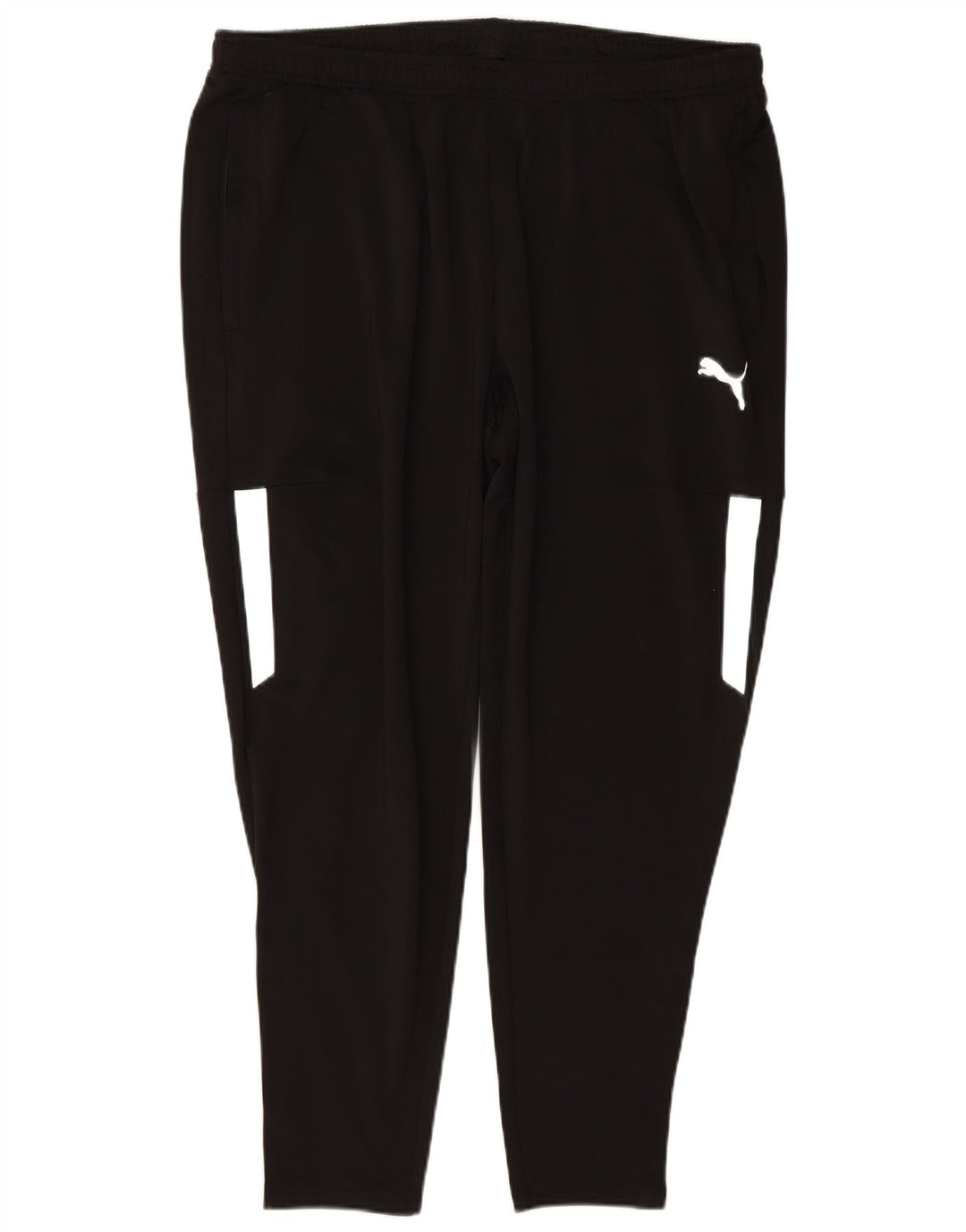 Мужские спортивные брюки PUMA 2XL черные с цветными блоками