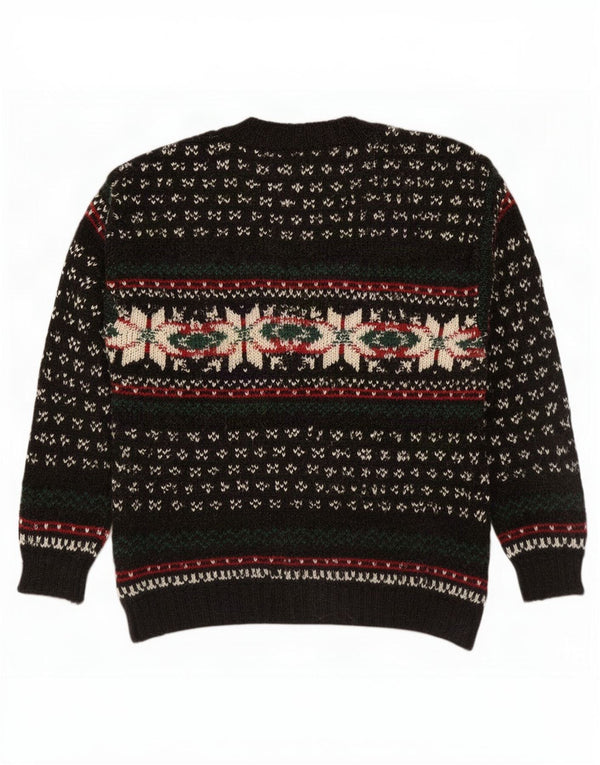 Marks & Spencer Mens St. Michael Crew Neck Jumper Sweater XL Black